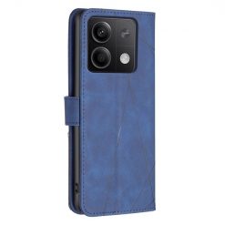 Kryty na mobil | Knižkové puzdro Rhombus modré – Xiaomi Redmi Note 13 (4G) | Kryty na mobil