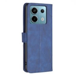 Kryty na mobil | Knižkové puzdro Rhombus modré – Xiaomi Redmi Note 13 Pro 5G / Poco X6 5G | Kryty na mobil
