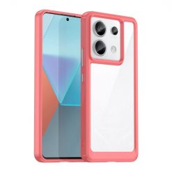 Kryty na mobil | Ochranný kryt Colorful Acrylic case červený – Xiaomi Redmi Note 13 Pro 5G / Poco X6 5G | Kryty na mobil
