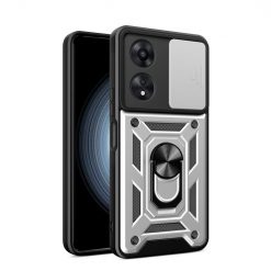 Odolný kryt CamCover Armor strieborný – Oppo A58