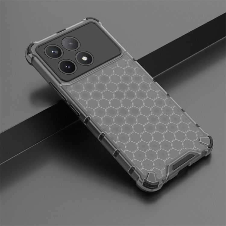 Odolný kryt Honeycomb Armor čierny – Xiaomi Poco X6 Pro | Kryty na mobil Kryty na mobil | Odolný kryt Honeycomb Armor čierny – Xiaomi Poco X6 Pro | Kryty na mobil