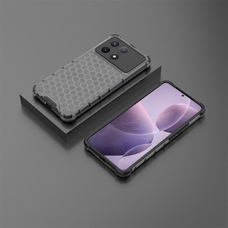 Odolný kryt Honeycomb Armor čierny – Xiaomi Poco X6 Pro | Kryty na mobil Kryty na mobil | Odolný kryt Honeycomb Armor čierny – Xiaomi Poco X6 Pro | Kryty na mobil