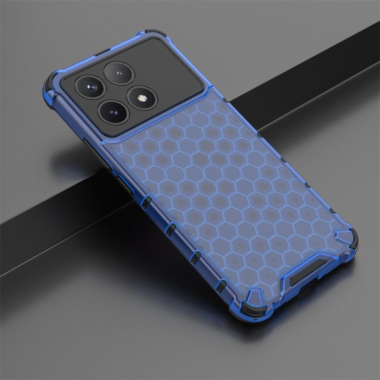 Odolný kryt Honeycomb Armor modrý – Xiaomi Poco X6 Pro | Kryty na mobil Kryty na mobil | Odolný kryt Honeycomb Armor modrý – Xiaomi Poco X6 Pro | Kryty na mobil
