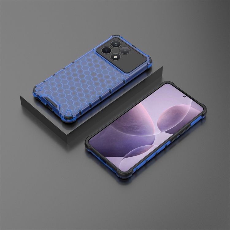 Odolný kryt Honeycomb Armor modrý – Xiaomi Poco X6 Pro | Kryty na mobil Kryty na mobil | Odolný kryt Honeycomb Armor modrý – Xiaomi Poco X6 Pro | Kryty na mobil