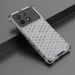 Odolný kryt Honeycomb Armor transparentný – Xiaomi Poco X6 Pro | Kryty na mobil Kryty na mobil | Odolný kryt Honeycomb Armor transparentný – Xiaomi Poco X6 Pro | Kryty na mobil