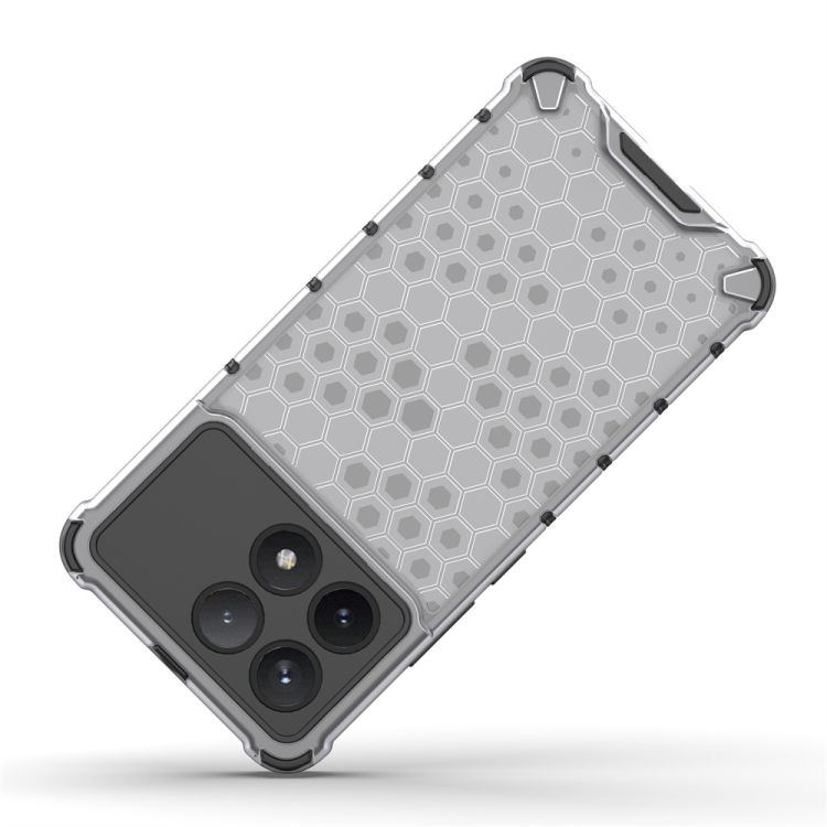 Odolný kryt Honeycomb Armor transparentný – Xiaomi Poco X6 Pro | Kryty na mobil Kryty na mobil | Odolný kryt Honeycomb Armor transparentný – Xiaomi Poco X6 Pro | Kryty na mobil