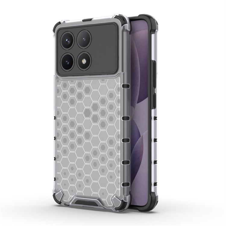 Odolný kryt Honeycomb Armor transparentný – Xiaomi Poco X6 Pro | Kryty na mobil Kryty na mobil | Odolný kryt Honeycomb Armor transparentný – Xiaomi Poco X6 Pro | Kryty na mobil