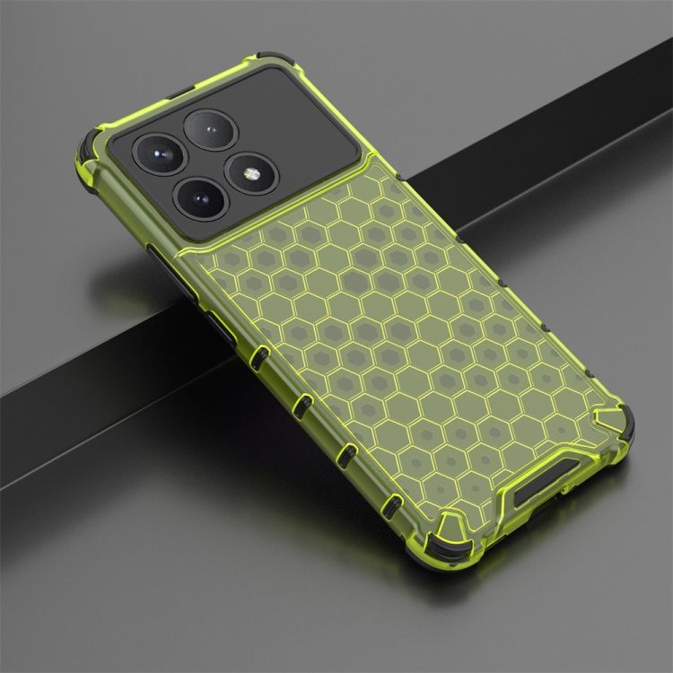 Odolný kryt Honeycomb Armor zelený – Xiaomi Poco X6 Pro | Kryty na mobil Kryty na mobil | Odolný kryt Honeycomb Armor zelený – Xiaomi Poco X6 Pro | Kryty na mobil