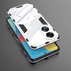 Kryty na mobil | Odolný Kryt Punk armor case biely – Oppo A58 | Kryty na mobil