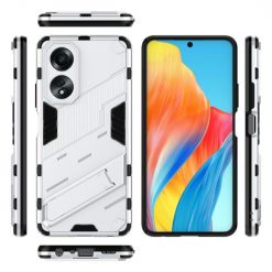 Kryty na mobil | Odolný Kryt Punk armor case biely – Oppo A58 | Kryty na mobil