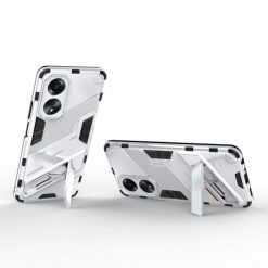Kryty na mobil | Odolný Kryt Punk armor case biely – Oppo A58 | Kryty na mobil