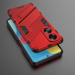 Kryty na mobil | Odolný Kryt Punk armor case červený – Oppo A58 | Kryty na mobil