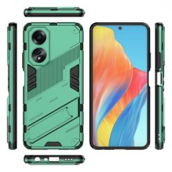 Kryty na mobil | Odolný Kryt Punk armor case zelený – Oppo A58 | Kryty na mobil