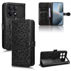 Peňaženkové puzdro Honeycomb Dot Texture Case čierne – Xiaomi Poco X6 Pro | Kryty na mobil Kryty na mobil | Peňaženkové puzdro Honeycomb Dot Texture Case čierne – Xiaomi Poco X6 Pro | Kryty na mobil