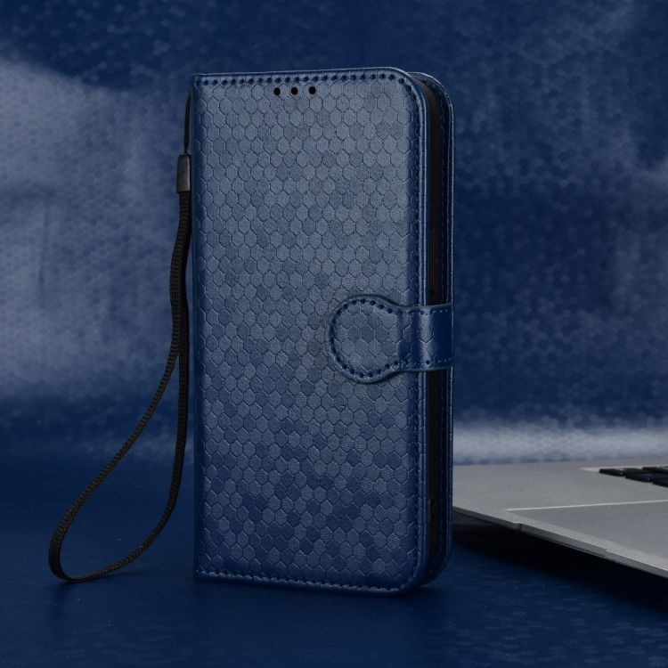 Peňaženkové puzdro Honeycomb Dot Texture Case modré – OnePlus 12 | Kryty na mobil Kryty na mobil | Peňaženkové puzdro Honeycomb Dot Texture Case modré – OnePlus 12 | Kryty na mobil
