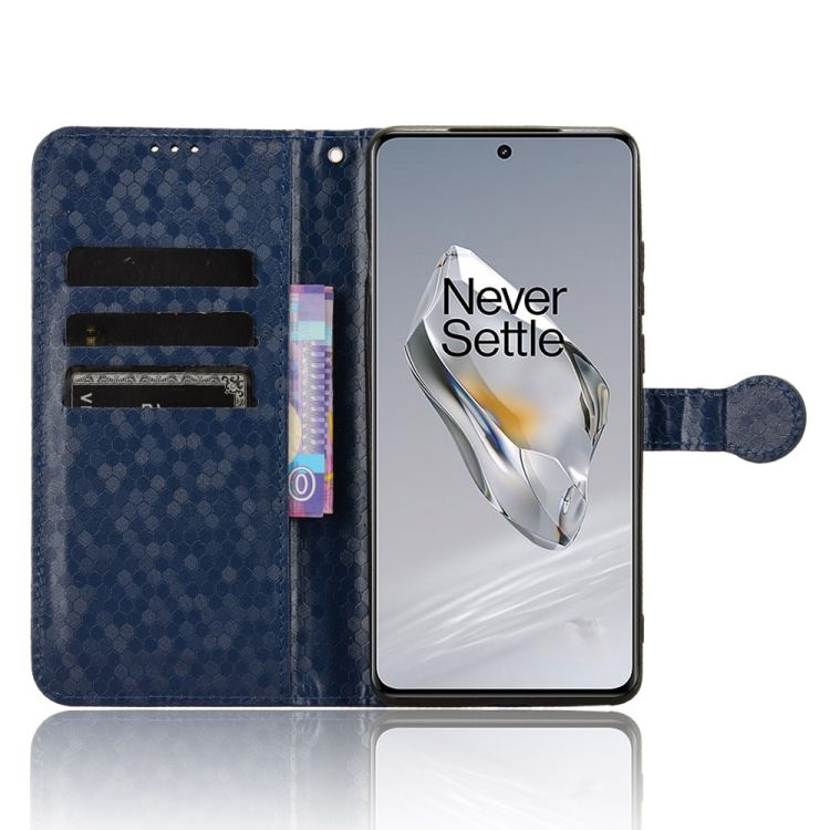 Peňaženkové puzdro Honeycomb Dot Texture Case modré – OnePlus 12 | Kryty na mobil Kryty na mobil | Peňaženkové puzdro Honeycomb Dot Texture Case modré – OnePlus 12 | Kryty na mobil