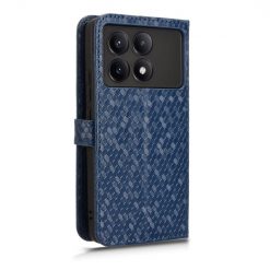 Peňaženkové puzdro Honeycomb Dot Texture Case modré – Xiaomi Poco X6 Pro | Kryty na mobil Kryty na mobil | Peňaženkové puzdro Honeycomb Dot Texture Case modré – Xiaomi Poco X6 Pro | Kryty na mobil