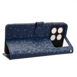Peňaženkové puzdro Honeycomb Dot Texture Case modré – Xiaomi Poco X6 Pro | Kryty na mobil Kryty na mobil | Peňaženkové puzdro Honeycomb Dot Texture Case modré – Xiaomi Poco X6 Pro | Kryty na mobil