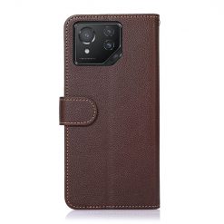 Kryty na mobil | Peňaženkové puzdro Khazneh RFID case hnedé – Asus ROG Phone 8 / 8 Pro | Kryty na mobil