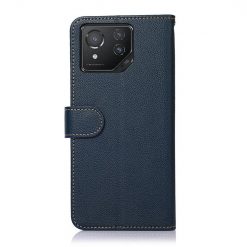 Kryty na mobil | Peňaženkové puzdro Khazneh RFID case modré – Asus ROG Phone 8 / 8 Pro | Kryty na mobil
