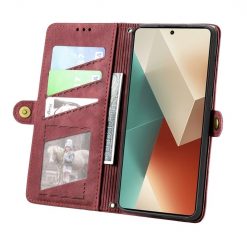 Peňaženkové puzdro Purse case červené – Xiaomi Redmi Note 13 Pro (4G) | Kryty na mobil Kryty na mobil | Peňaženkové puzdro Purse case červené – Xiaomi Redmi Note 13 Pro (4G) | Kryty na mobil