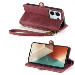 Peňaženkové puzdro Purse case červené – Xiaomi Redmi Note 13 Pro (4G) | Kryty na mobil Kryty na mobil | Peňaženkové puzdro Purse case červené – Xiaomi Redmi Note 13 Pro (4G) | Kryty na mobil