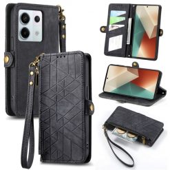 Kryty na mobil | Peňaženkové puzdro Purse case čierne – Xiaomi Redmi Note 13 Pro (4G) | Kryty na mobil