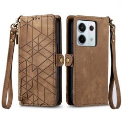Peňaženkové puzdro Purse case hnedé – Xiaomi Redmi Note 13 Pro (4G)
