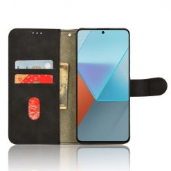 Peňaženkové puzdro Solid čierne – Xiaomi Redmi Note 13 Pro 5G / Poco X6 5G | Kryty na mobil Kryty na mobil | Peňaženkové puzdro Solid čierne – Xiaomi Redmi Note 13 Pro 5G / Poco X6 5G | Kryty na mobil