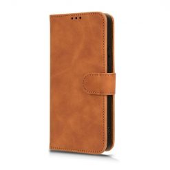 Kryty na mobil | Peňaženkové puzdro Solid hnedé – Xiaomi Redmi Note 13 Pro 5G / Poco X6 5G | Kryty na mobil