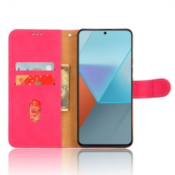 Kryty na mobil | Peňaženkové puzdro Solid ružové – Xiaomi Redmi Note 13 Pro 5G / Poco X6 5G | Kryty na mobil