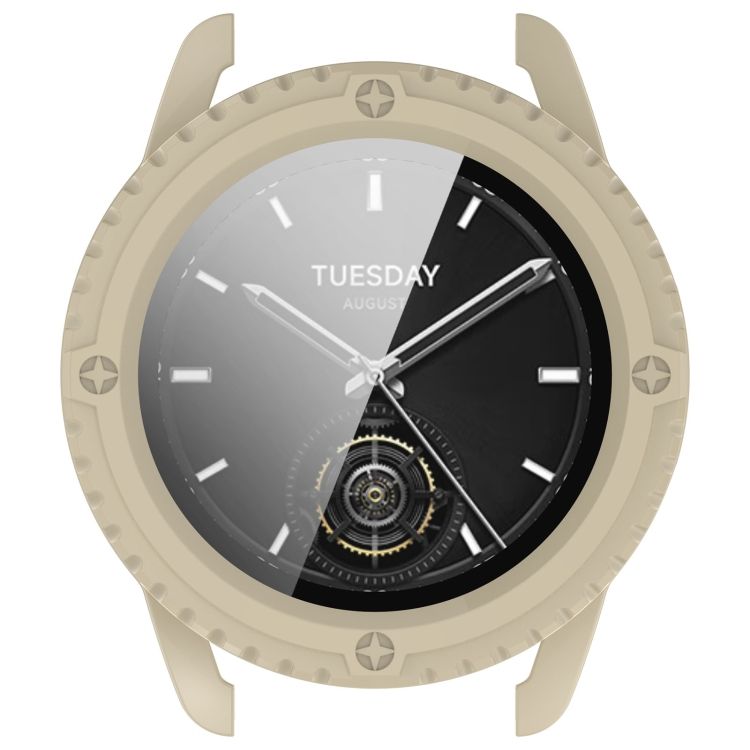 Puzdro Gear case béžové pre Xiaomi Watch S3 | Kryty na mobil Kryty na mobil | Puzdro Gear case béžové pre Xiaomi Watch S3 | Kryty na mobil