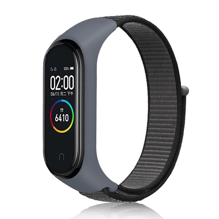 Remienok Cloth Wristband sivo-čierny pre Xiaomi Smart Band 7 | Kryty na mobil Kryty na mobil | Remienok Cloth Wristband sivo-čierny pre Xiaomi Smart Band 7 | Kryty na mobil