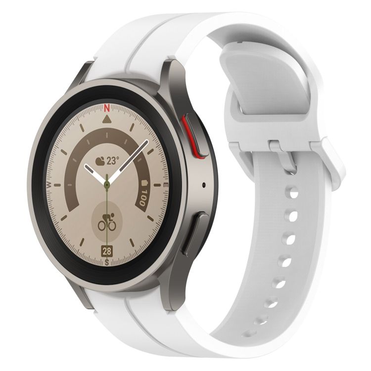 Remienok Groove Wristband biely pre Samsung Galaxy Watch 6 Classic (43mm / 47mm) a Watch 6 (40mm / 44mm) | Kryty na mobil Kryty na mobil | Remienok Groove Wristband biely pre Samsung Galaxy Watch 6 Classic (43mm / 47mm) a Watch 6 (40mm / 44mm) | Kryty na mobil