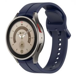Remienok Groove Wristband tmavomodrý pre Samsung Galaxy Watch 6 Classic (43mm / 47mm) a Watch 6 (40mm / 44mm)