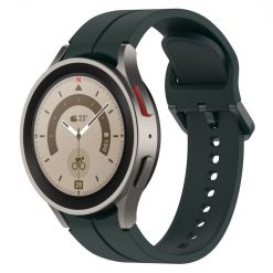 Remienok Groove Wristband tmavozelený pre Samsung Galaxy Watch 6 Classic (43mm / 47mm) a Watch 6 (40mm / 44mm)