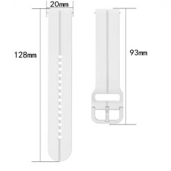 Kryty na mobil | Remienok Loop Wristband biely pre Samsung Galaxy Watch 6 Classic (43mm / 47mm) a Watch 6 (40mm / 44mm) | Kryty na mobil
