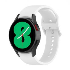 Remienok Smooth Wristband biely pre Samsung Galaxy Watch 5 (40mm / 44mm) a Watch 5 Pro 45mm