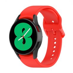 Remienok Smooth Wristband červený pre Samsung Galaxy Watch 5 (40mm / 44mm) a Watch 5 Pro 45mm