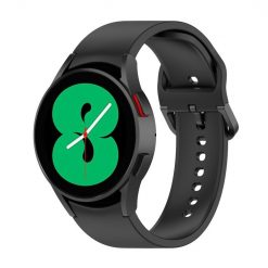 Kryty na mobil | Remienok Smooth Wristband čierny pre Samsung Galaxy Watch 5 (40mm / 44mm) a Watch 5 Pro 45mm | Kryty na mobil