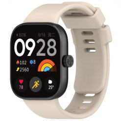 Kryty na mobil | Remienok Solid Wristband béžový pre Xiaomi Redmi Watch 4 | Kryty na mobil