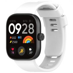 Kryty na mobil | Remienok Solid Wristband biely pre Xiaomi Redmi Watch 4 | Kryty na mobil