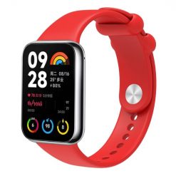Remienok Solid Wristband červený pre Xiaomi Smart Band 8 Pro / Smart Band 9 Pro