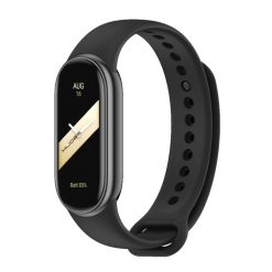Kryty na mobil | Remienok Solid Wristband čierny pre Xiaomi Smart Band 8 | Kryty na mobil