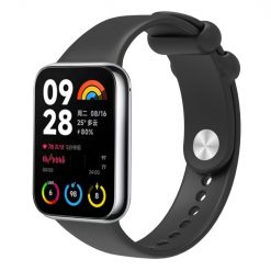 Kryty na mobil | Remienok Solid Wristband čierny pre Xiaomi Smart Band 8 Pro / Smart Band 9 Pro | Kryty na mobil