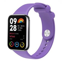 Remienok Solid Wristband fialový pre Xiaomi Smart Band 8 Pro / Smart Band 9 Pro