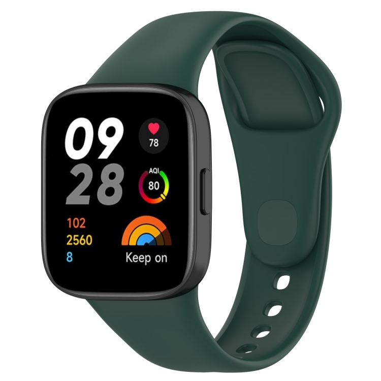 Remienok Solid Wristband zelený pre Xiaomi Redmi Watch 3 | Kryty na mobil Kryty na mobil | Remienok Solid Wristband zelený pre Xiaomi Redmi Watch 3 | Kryty na mobil