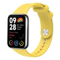 Remienok Solid Wristband žltý pre Xiaomi Smart Band 8 Pro / Smart Band 9 Pro