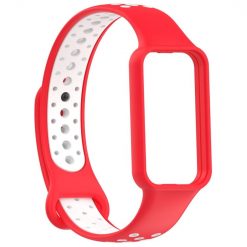 Kryty na mobil | Remienok Sport Wristband červeno-biely pre Xiaomi Smart Band 8 Active | Kryty na mobil