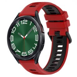 Kryty na mobil | Remienok Sport Wristband červeno-čierny pre Samsung Galaxy Watch 6 Classic (43mm / 47mm) a Watch 6 (40mm / 44mm) | Kryty na mobil